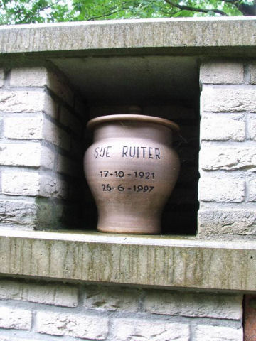 Urn van Sije RUITER (1921 - 1997)