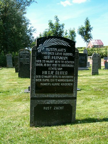 Grafsteen van Hiltje Hendriks RUITER (1875 - 1950)