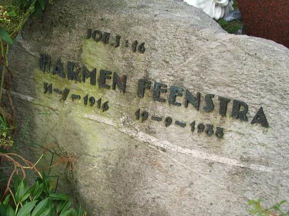 Grafsteen van Harmen FEENSTRA (1916-1988)