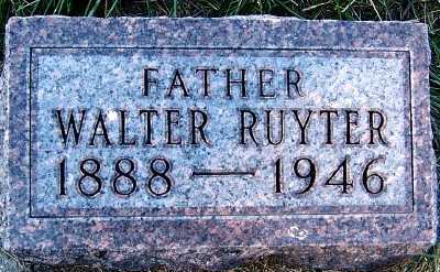 Grafsteen van Wolter Hendriks RUYTER (1888 - 1946)