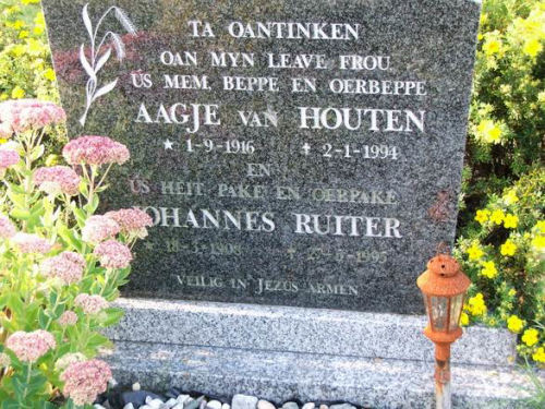 Grafsteen van Johannes RUITER (1908 - 1995)