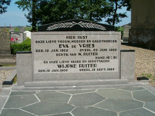 Grafsteen van Wypke RUITER (1900 - 1983)