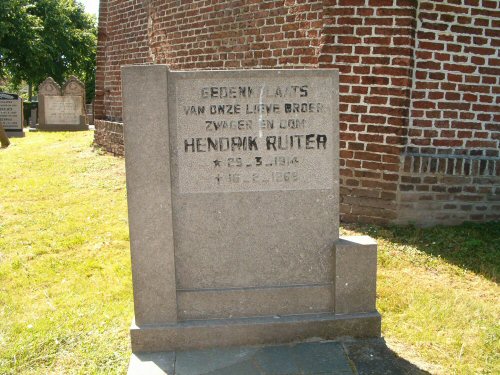 Grafsteen van Hendrik RUITER (1914 - 1968)