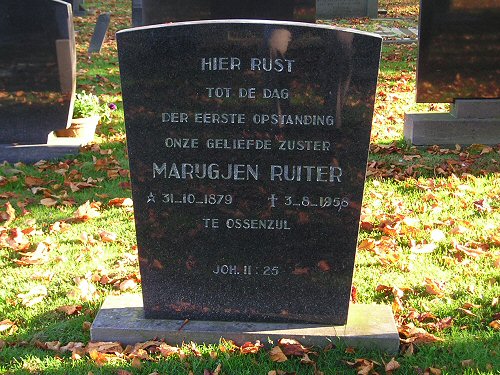 Grafsteen van Marijgjen Alberts RUITER (1879 - 1958)