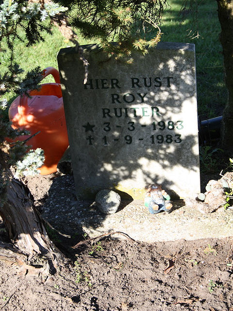 Grafsteen van Roy RUITER (1983-1983)